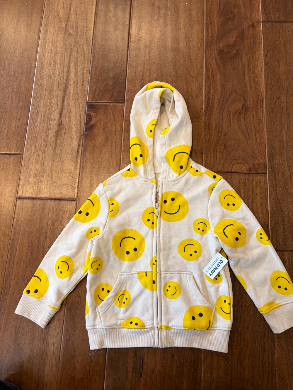 Old Navy emoji  Zip Hoodie size 3T NWT